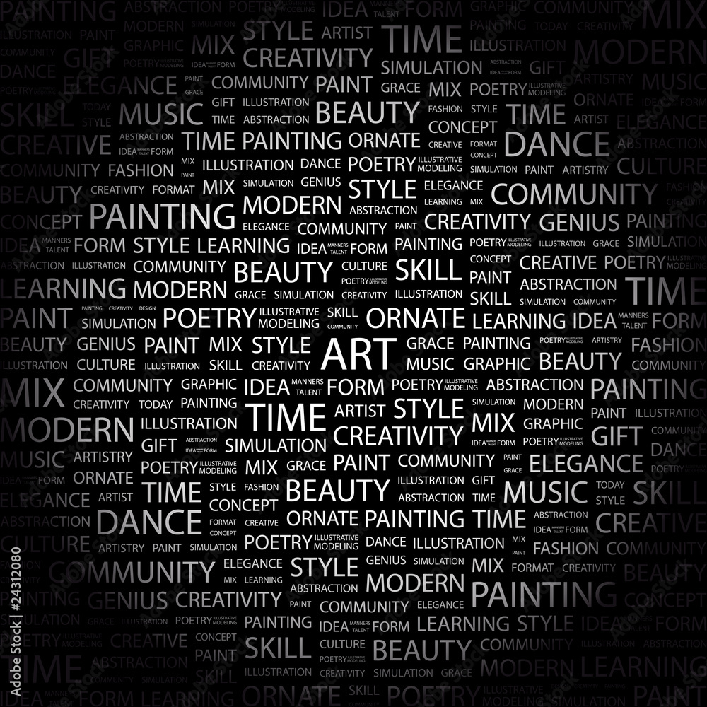 ART. Illustration with different association terms. ART. Illustration with different association terms.