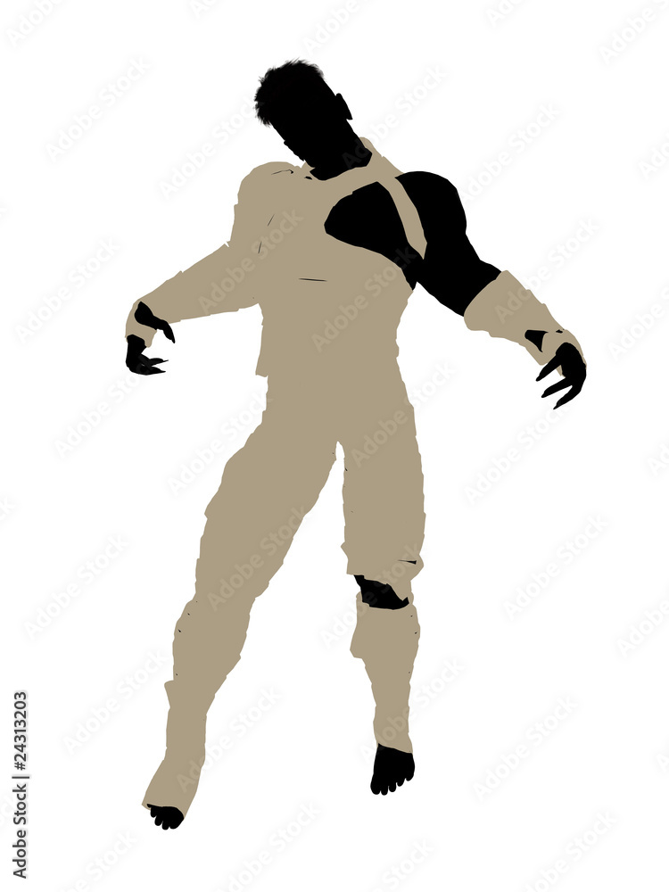 Male Mummy Illustration Silhouette