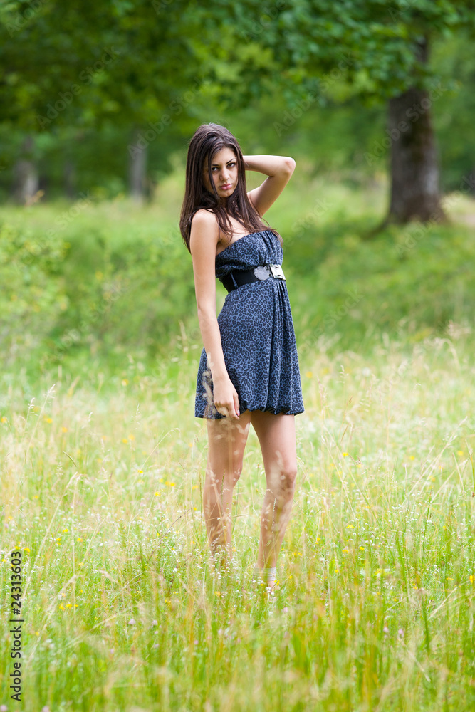 Attractive latin girl posing outdoor Attractive latin girl posing outdoor
