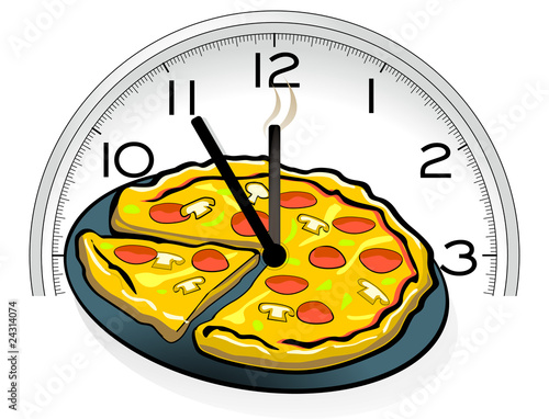 Pizza-Uhr