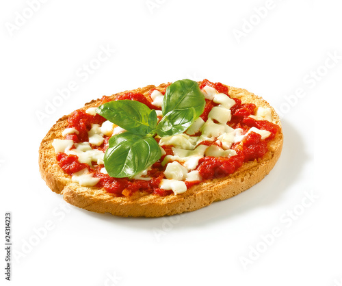 Tableau sur toile bruschetta 012