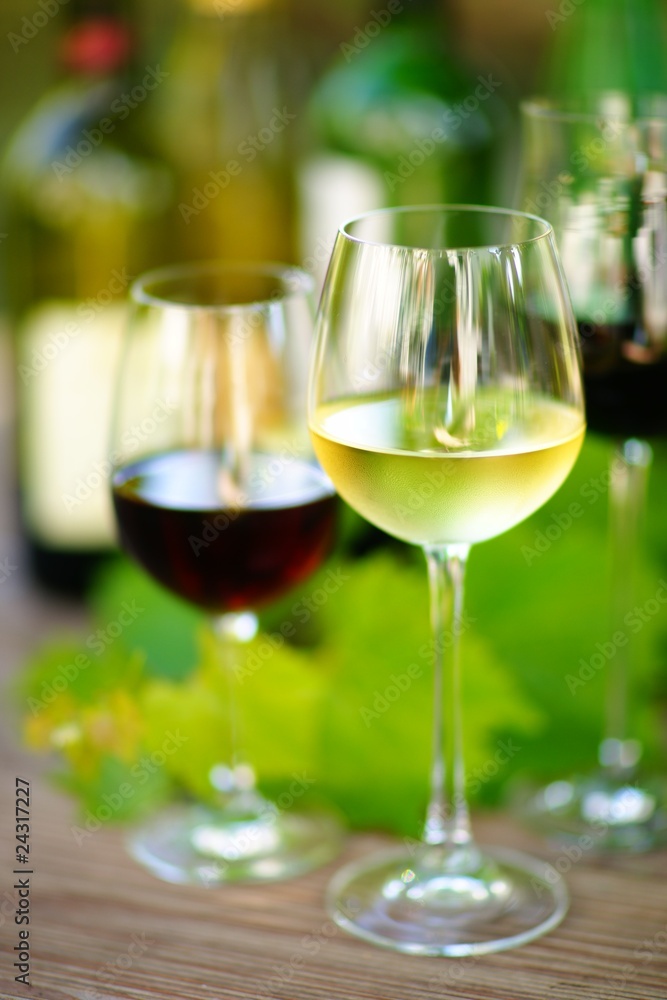 Fototapeta premium Weinprobe