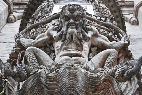 Pena National Palace in Sintra - Detail of entrance