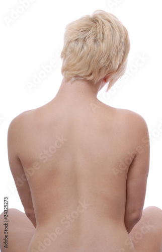 Nude female back