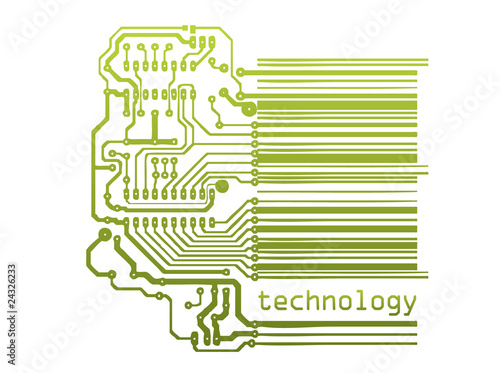 Barcode with circuit