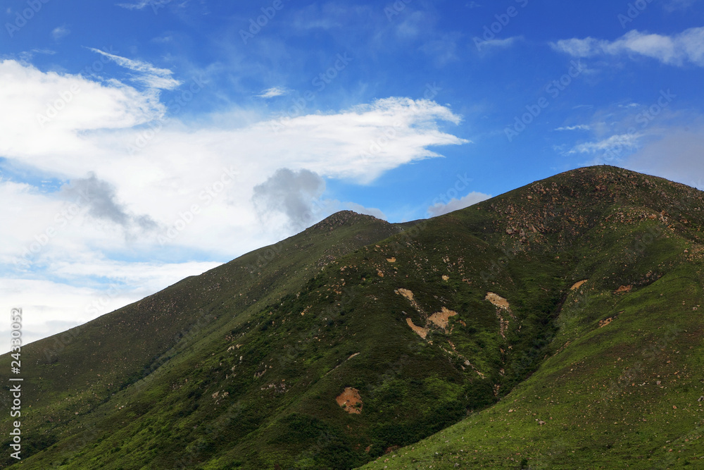 mountain and sky