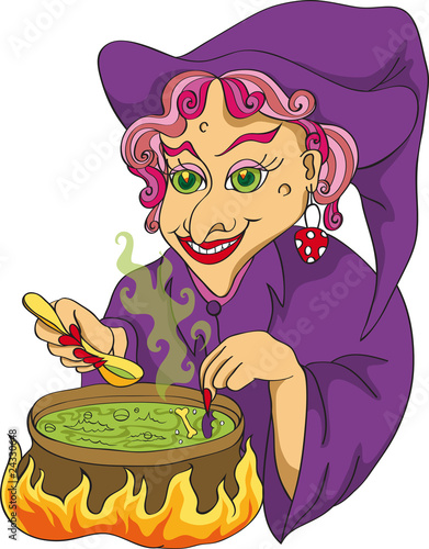 Witch and potion