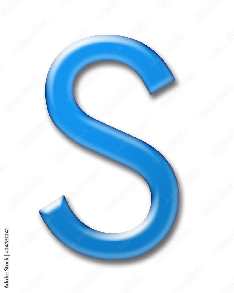 glass letter glass letter