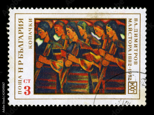 Postage stamp. photo