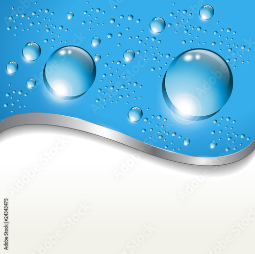 abstract background with water drops