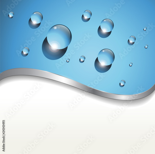 abstract background with water drops