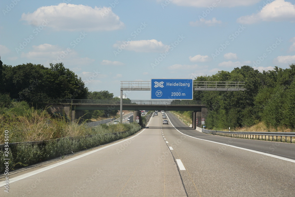 Fototapeta premium Autobahn