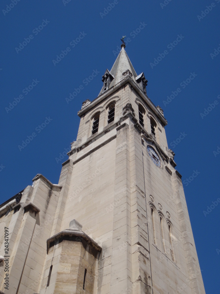 Clocher de l'église St-Lambert-de-Vaugirard à Paris