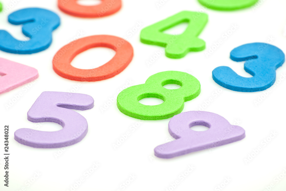 Naklejka premium numbers