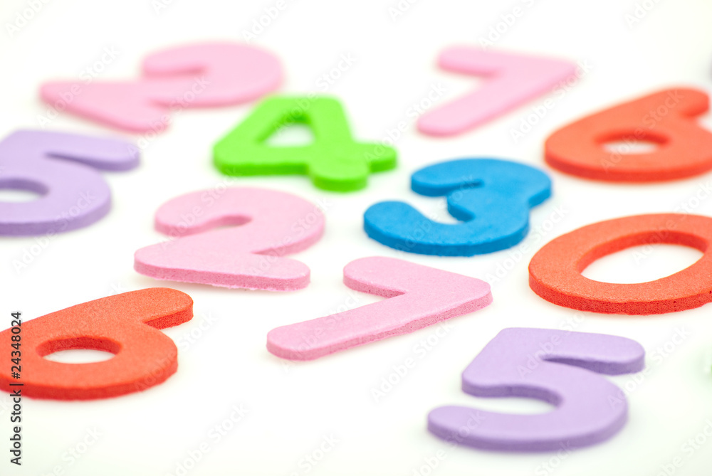 Naklejka premium numbers