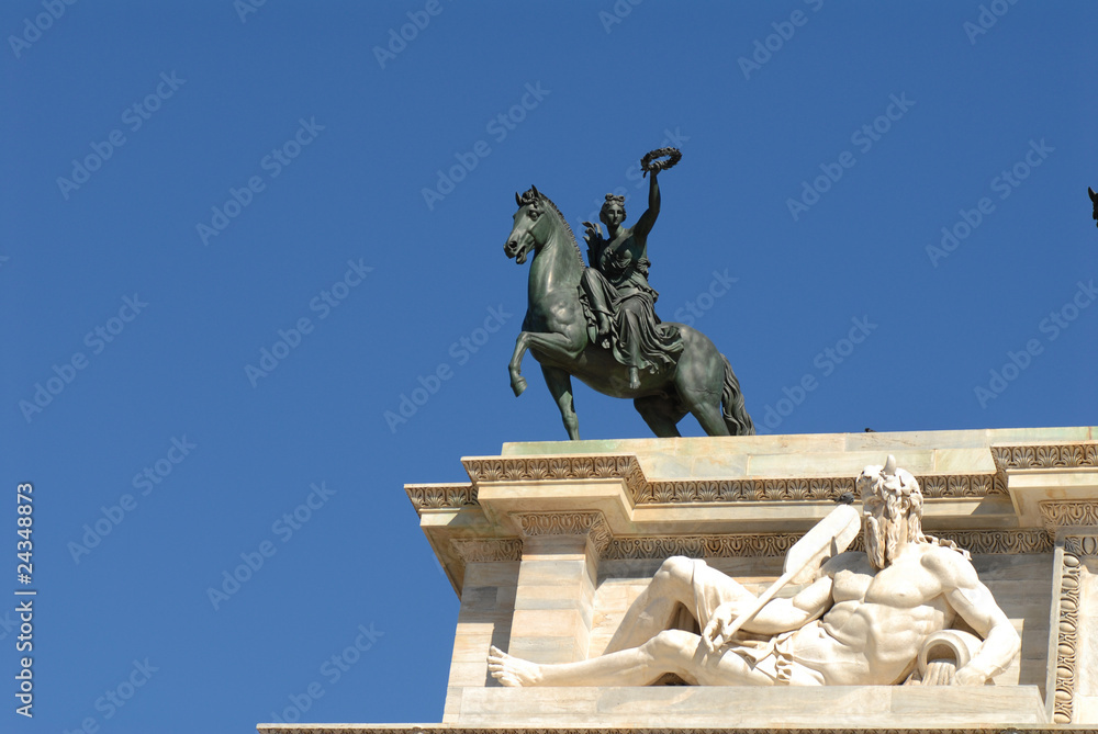 Obraz premium Milano,arco della pace