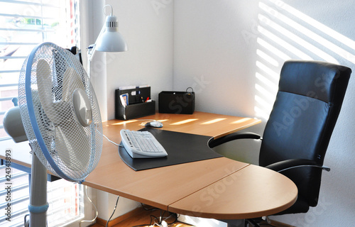 Fan in the office photo