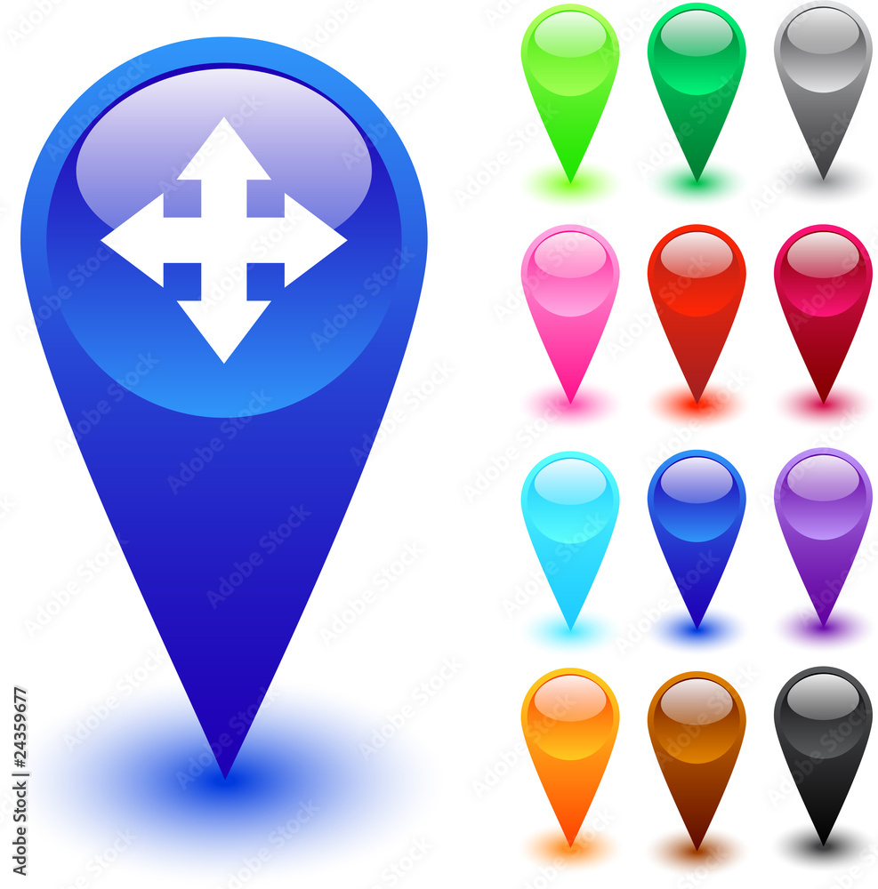 Map button. Map button.