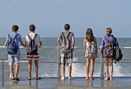 Grupo de adolescentes