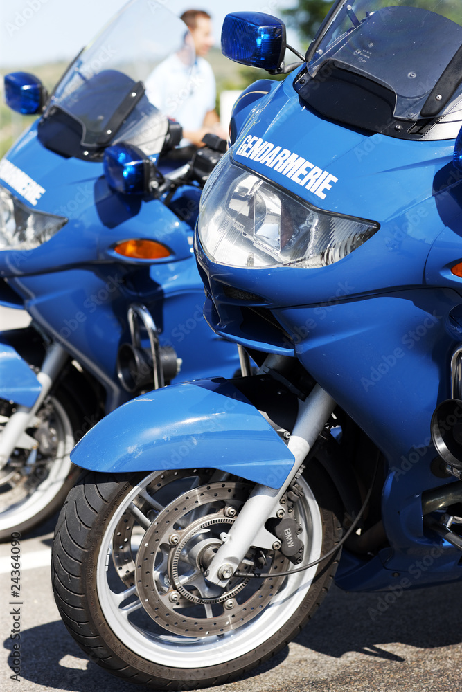 motos de gendarmerie