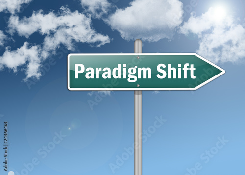 Obraz na plátne Signpost Paradigm Shift