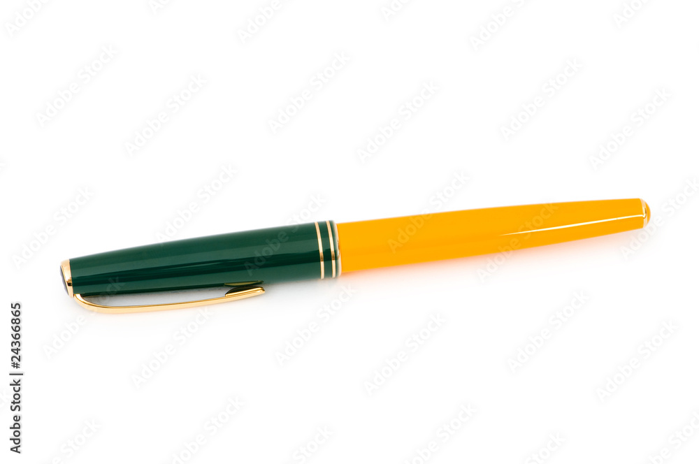Writing pen isolated on the white background Writing pen isolated on the white background