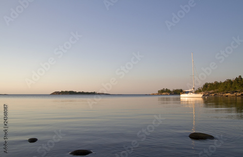 At anchor on a summer-night.