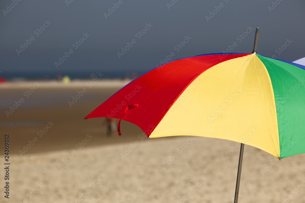 Sonnenschirm am Strand