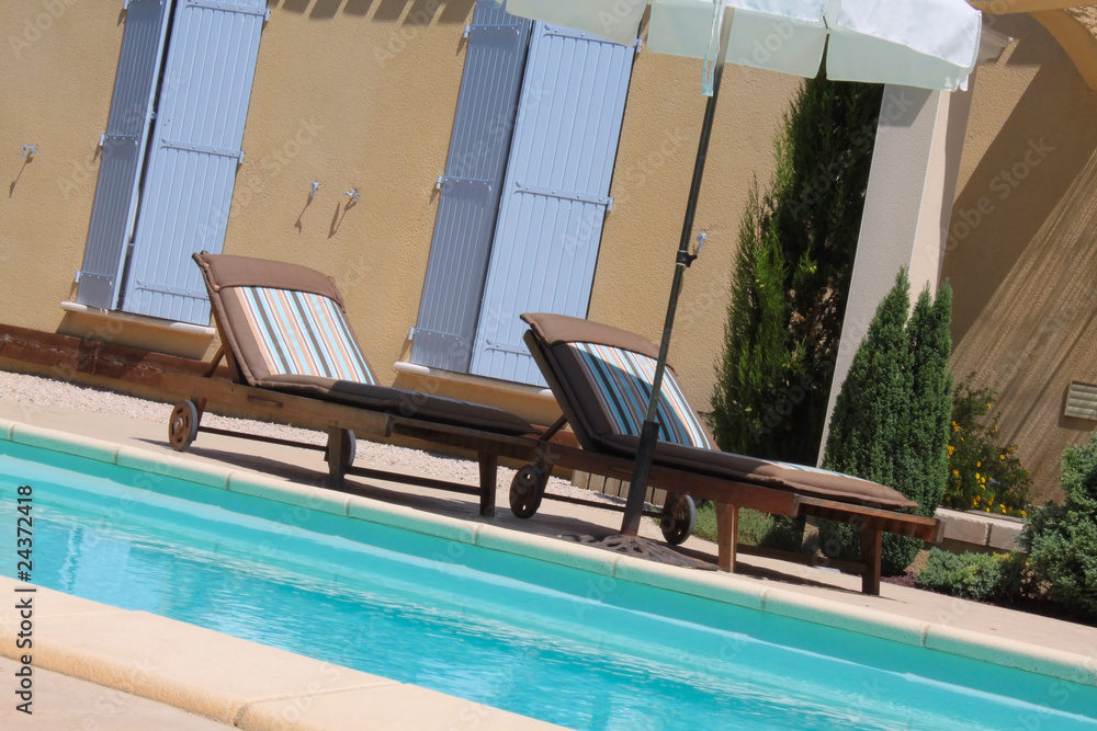 Fototapeta premium Bains de soleil