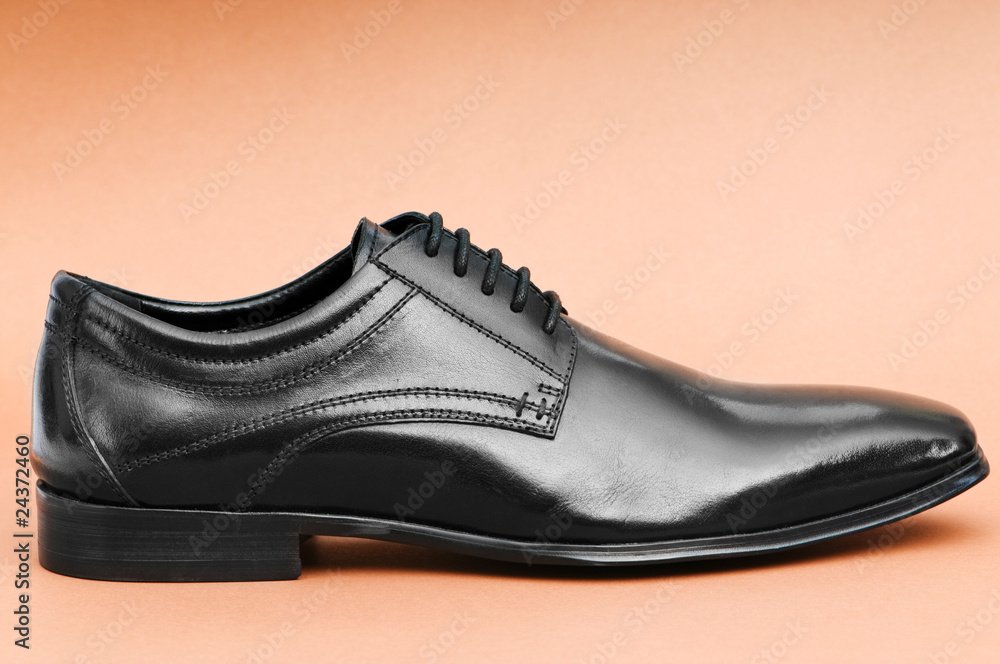 Male shoes isolated on the white background Male shoes isolated on the white background