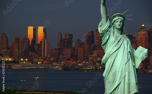 new york cityscape  tourism concept photograph