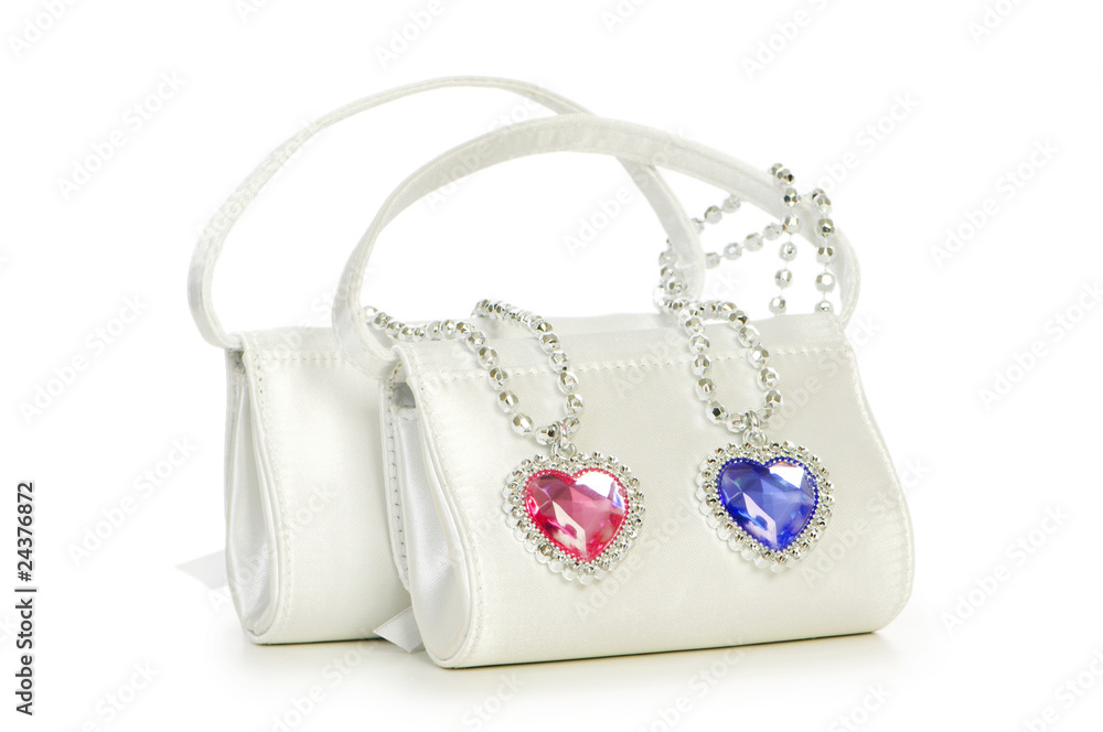Woman bag isolated on the white background Woman bag isolated on the white background