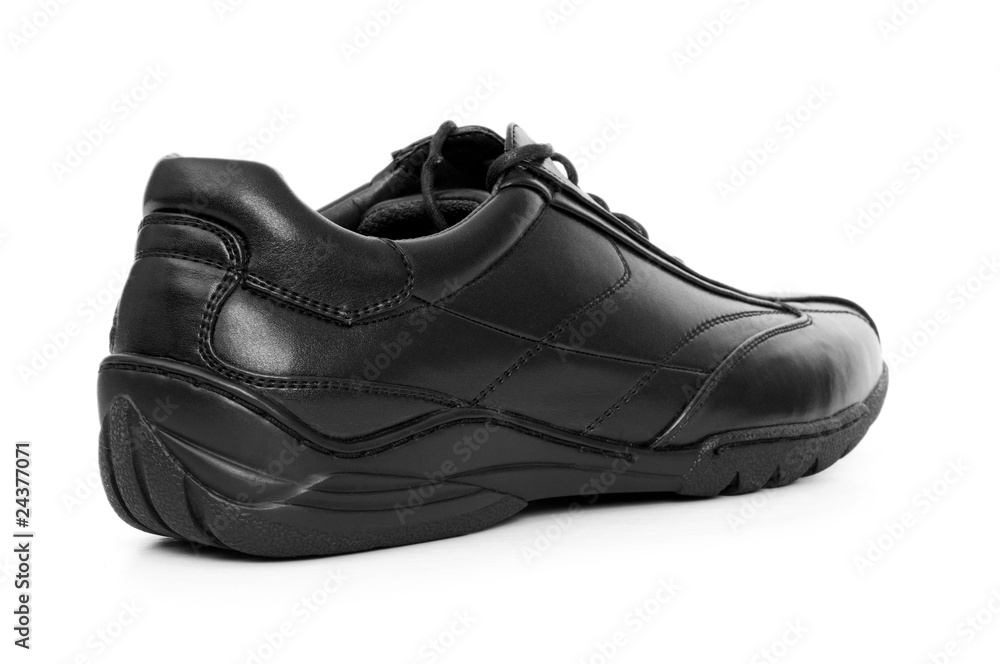 Male shoes isolated on the white background Male shoes isolated on the white background