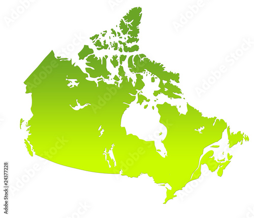 Canada map photo