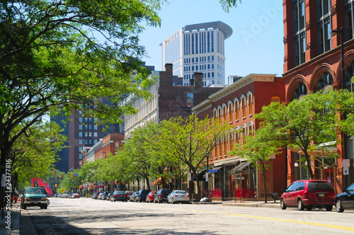 Warehouse District in Cleveland, Ohio