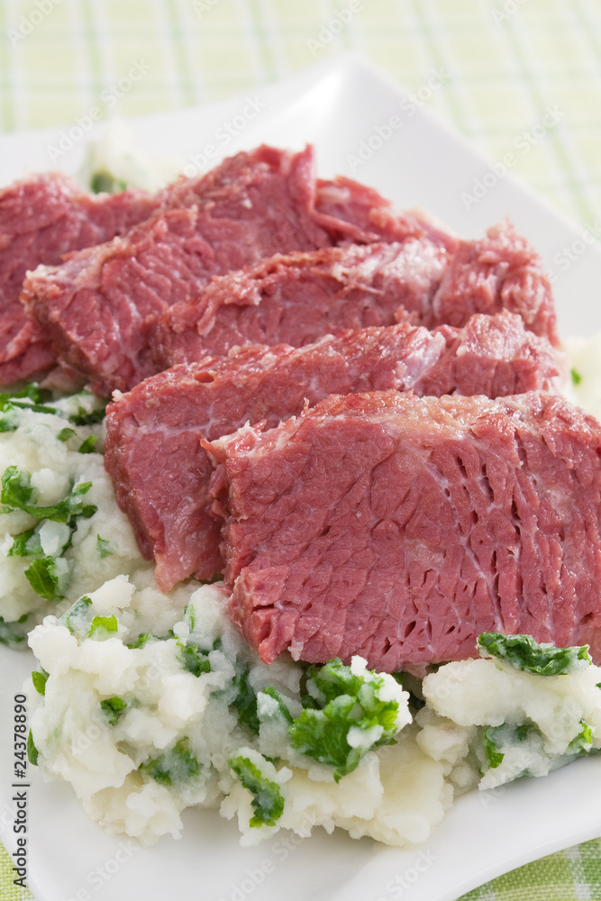 Corned Beef with Colcannon