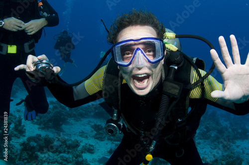 male scuba diver © JonMilnes