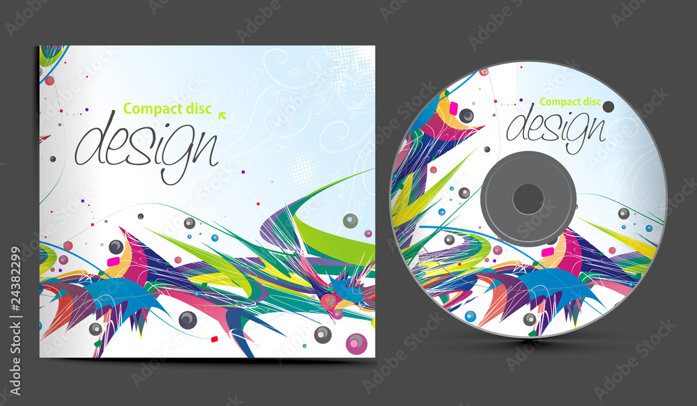 Obraz premium cd cover design