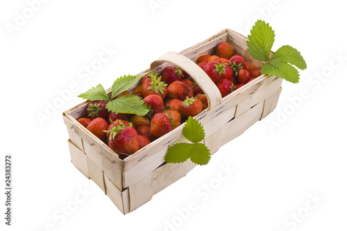 Strawberries in the basket