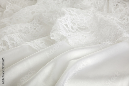 Photos hintergrund hochzeitskleid aus spitze und seide