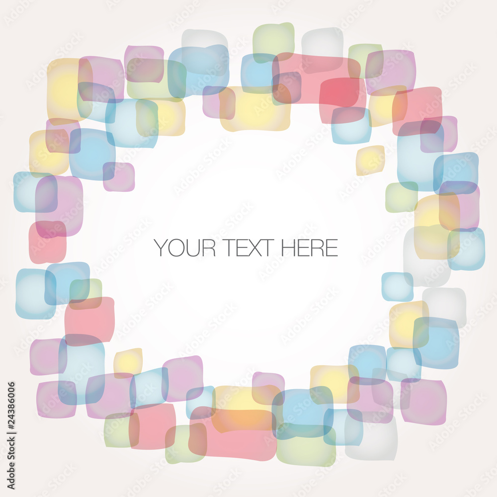 Background BANNER abstract colorful with SAMPLE TEXT