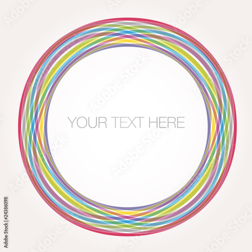Background BANNER abstract colorful with SAMPLE TEXT