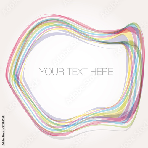 Background BANNER abstract colorful with SAMPLE TEXT