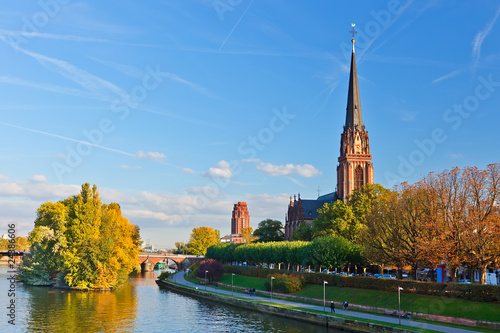 Dreikonigskirche - an evangelical church in Frankfurt