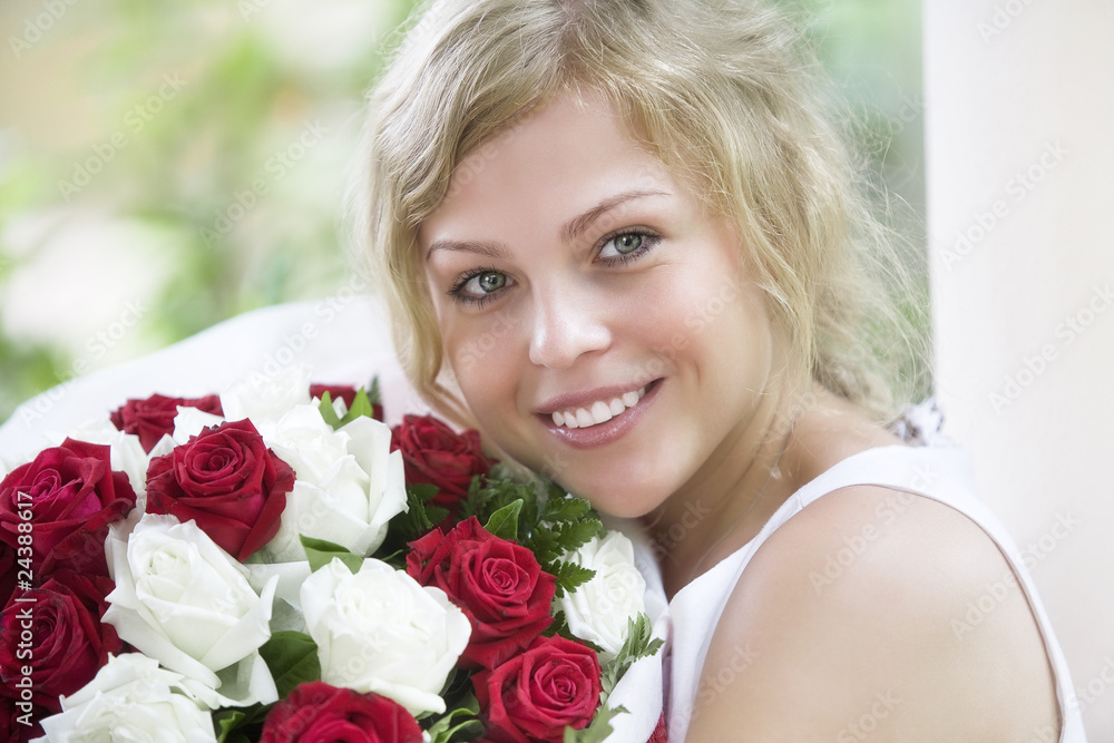 with flowers with flowers
