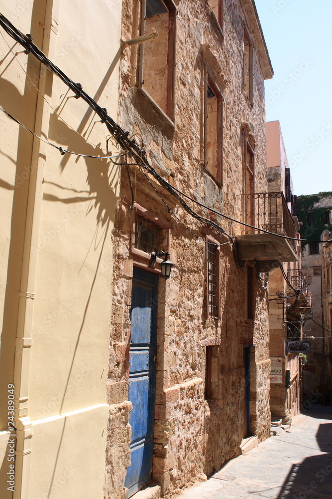 old tenement on Crete