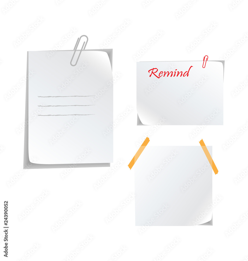 Photography white blank paper