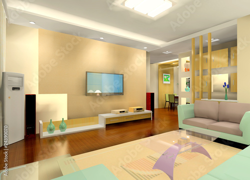 Modern living room interior design