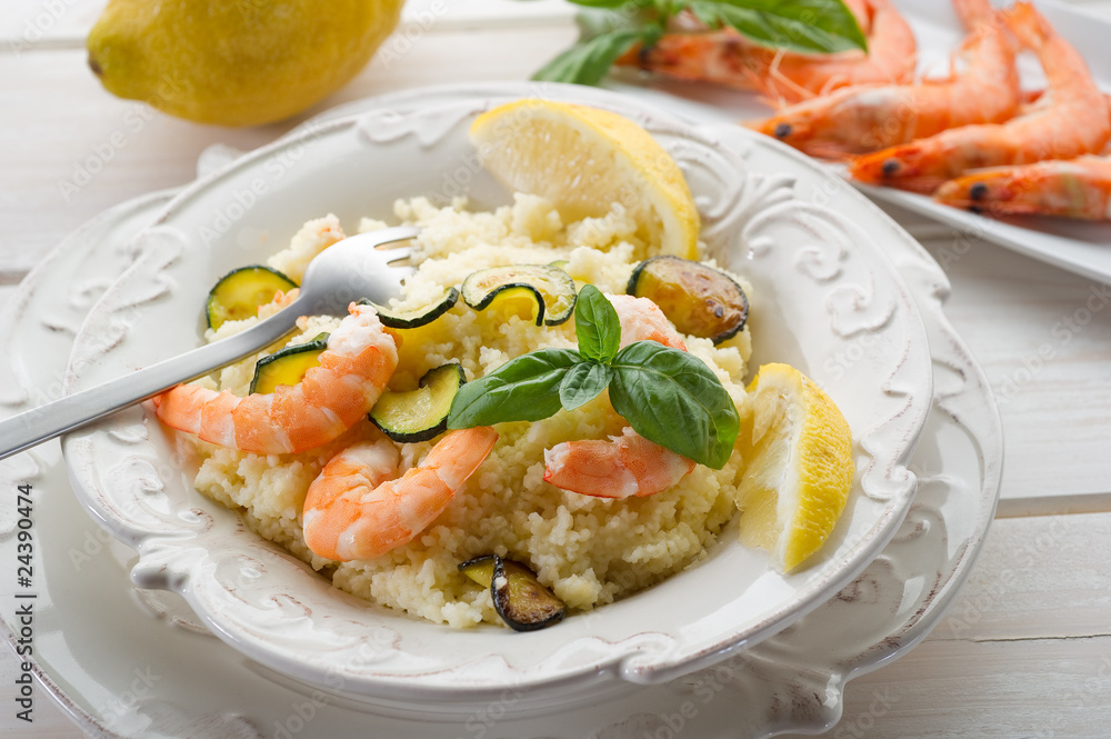 cous cous shrimp zucchinis - cous cous gamberi zucchini cous cous shrimp zucchinis - cous cous gamberi zucchini