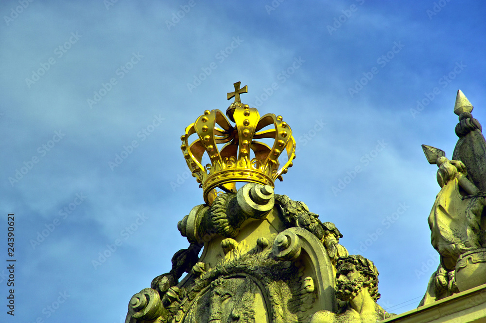 Krone auf dem Brandenburger Tor in Potsdam Krone auf dem Brandenburger Tor in Potsdam